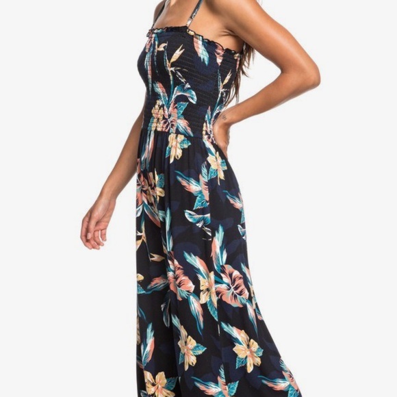 Roxy Straight To Romantic Strappy Dress Jumpsuit - Picture 1 of 8